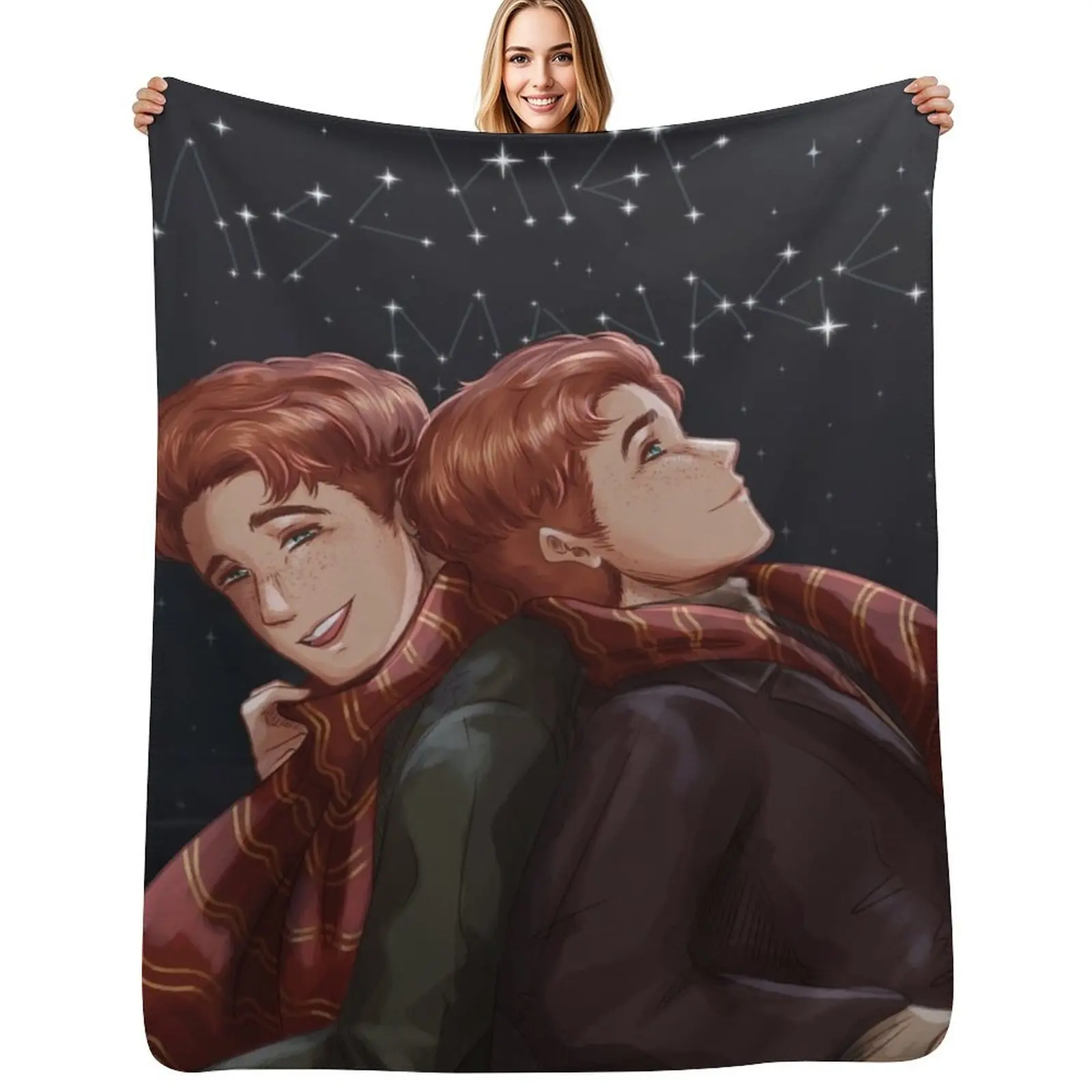 Fred and George Throw Blanket Soft Sherpa Fleece Warm Blanket for Winter
Fred and George Throw Blanket Soft Sherpa Fleece Warm Blanket for Winter