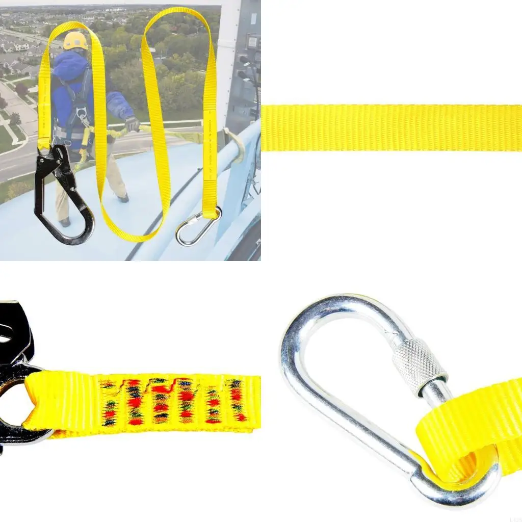 Strong Safety Strap Secure Locking Hook Fall Defense Equipment for Construction Climbing & Emergency Situations L43B
Strong Safety Strap Secure Locking Hook Fall Defense Equipment for Construction Climbing & Emergency Situations L43B