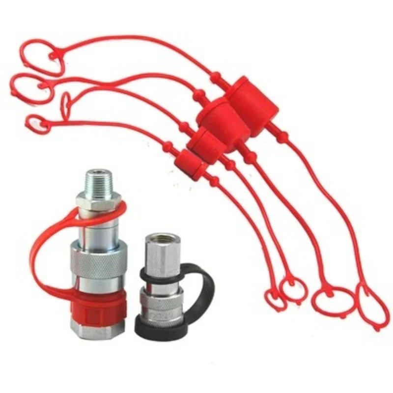 Гидравлический быстроразъемный соединитель 3/8 1/2 3/4, пылезащитный колпачок с внутренней вилкой, подходит для гидравлического быстроразъемного соединителя
Гидравлический быстроразъемный соединитель 3/8 1/2 3/4, пылезащитный колпачок с внутренней вилкой, подходит для гидравлического быстроразъемного соединителя