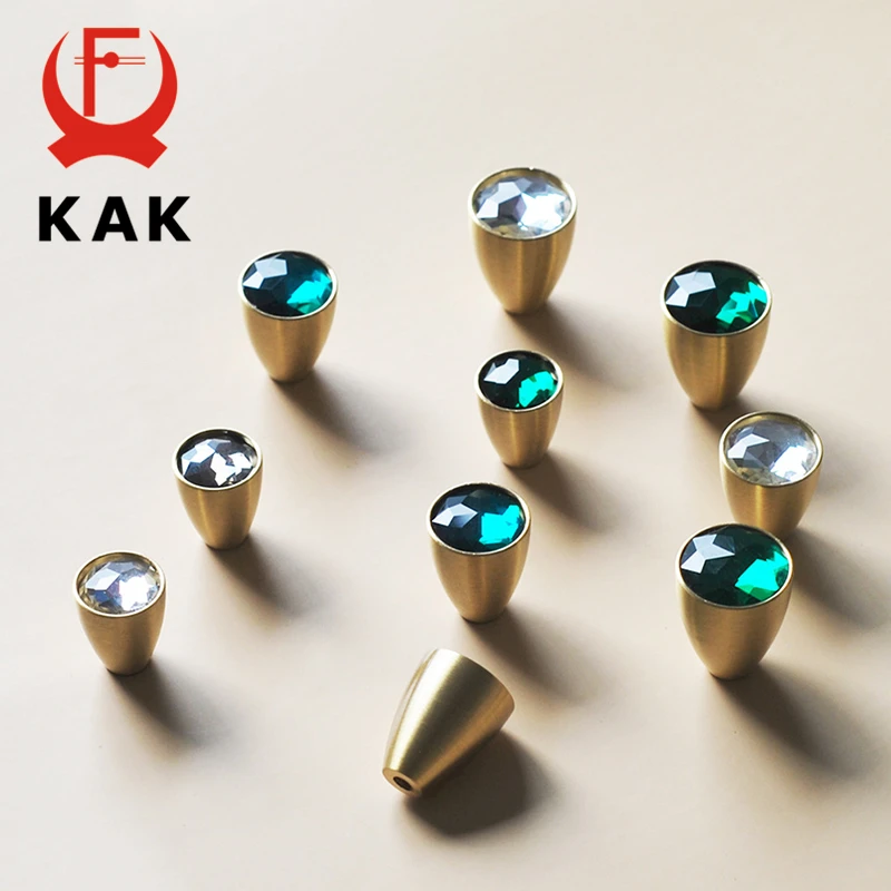KAK Brass Furniture Knobs Emerald Crystal Diamond Cabinet Knobs and Handles Dresser Drawer Knobs Kitchen Cupboard Door Pulls
KAK Brass Furniture Knobs Emerald Crystal Diamond Cabinet Knobs and Handles Dresser Drawer Knobs Kitchen Cupboard Door Pulls