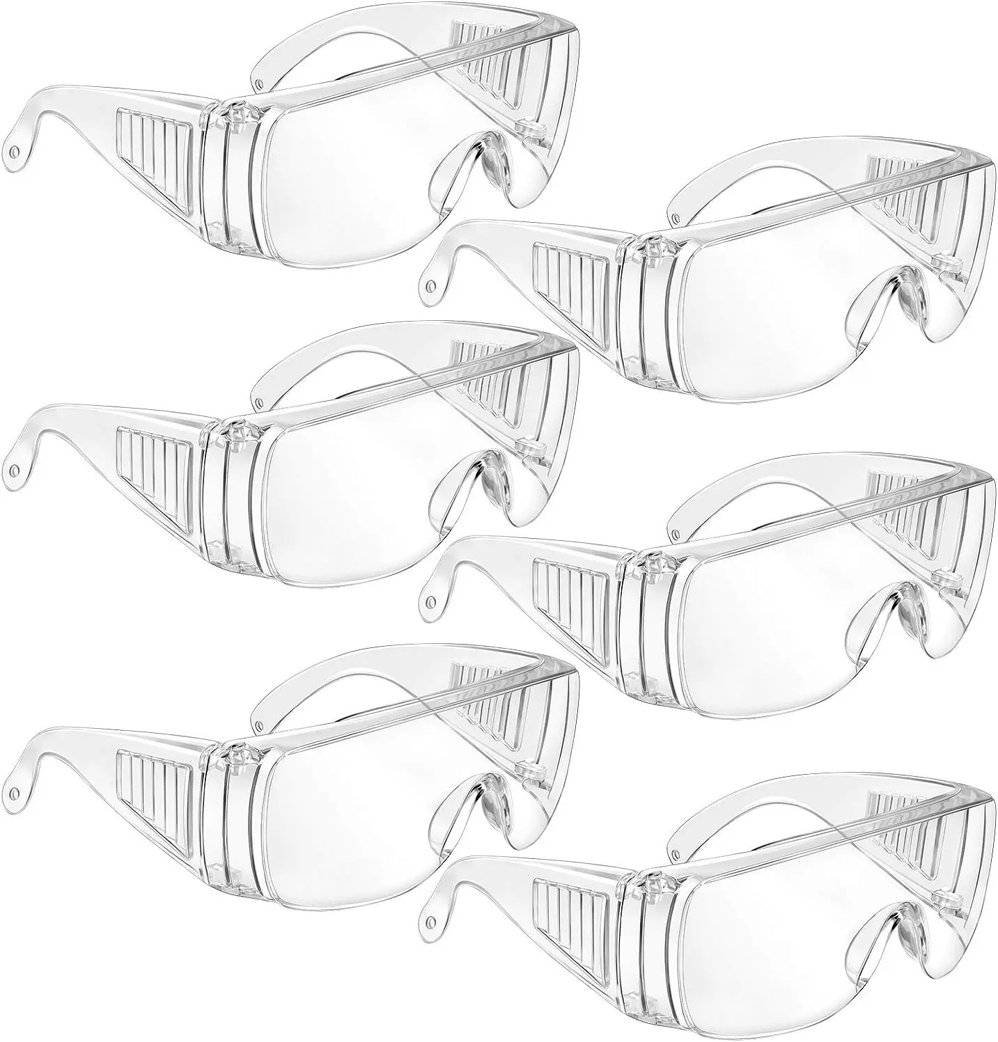 6 Pack Clear Safety Glasses bulk, Lightweight Protective Eyewear For Men Women, Over Goggles Impact Scratch Resistant
6 Pack Clear Safety Glasses bulk, Lightweight Protective Eyewear For Men Women, Over Goggles Impact Scratch Resistant