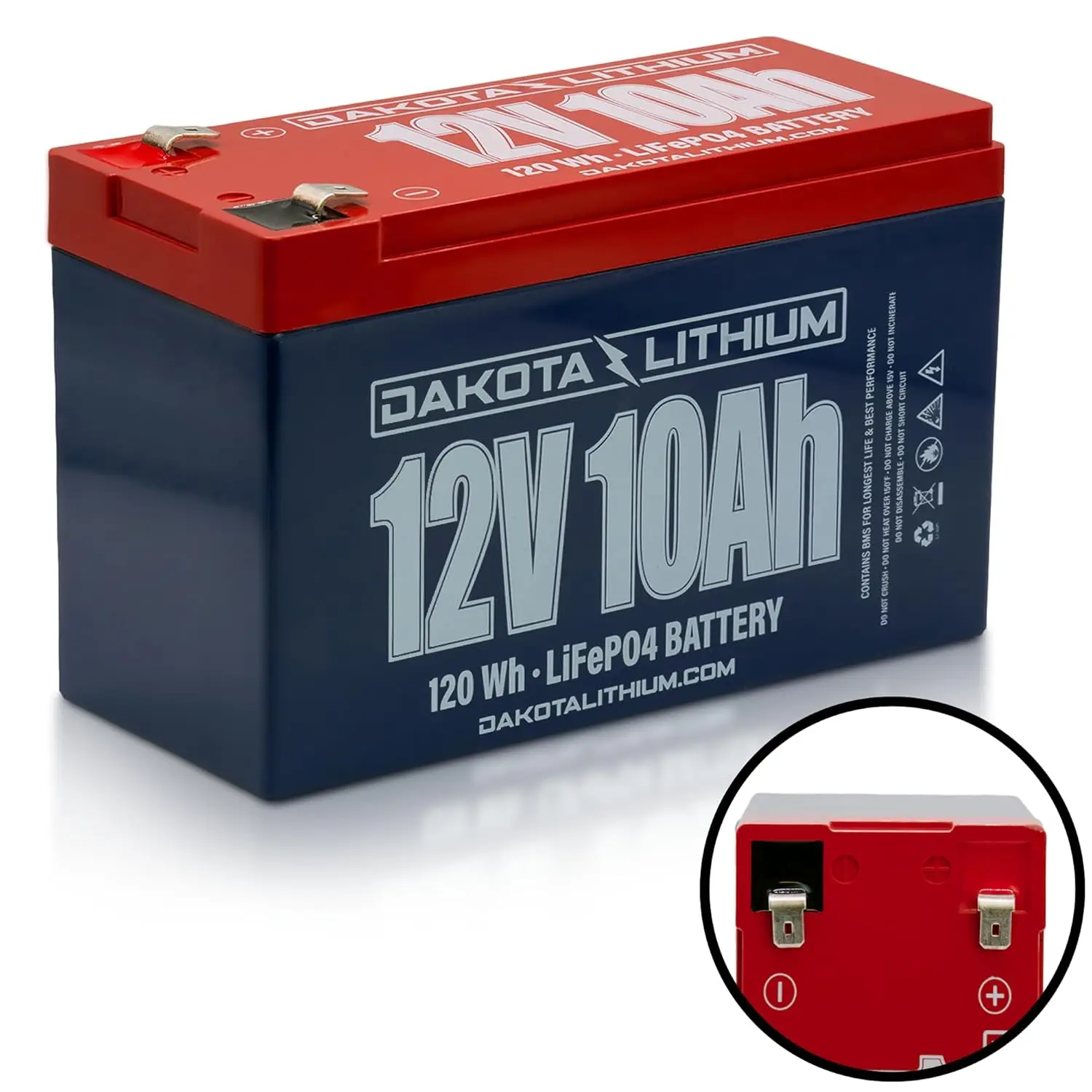 12V 10Ah LiFeP04 Deep Cycle Battery - 11 Year USA Warranty 2000+ Cycles - Built in BMS - For Ice Fishing, Kayaks,, Customized
12V 10Ah LiFeP04 Deep Cycle Battery - 11 Year USA Warranty 2000+ Cycles - Built in BMS - For Ice Fishing, Kayaks,, Customized