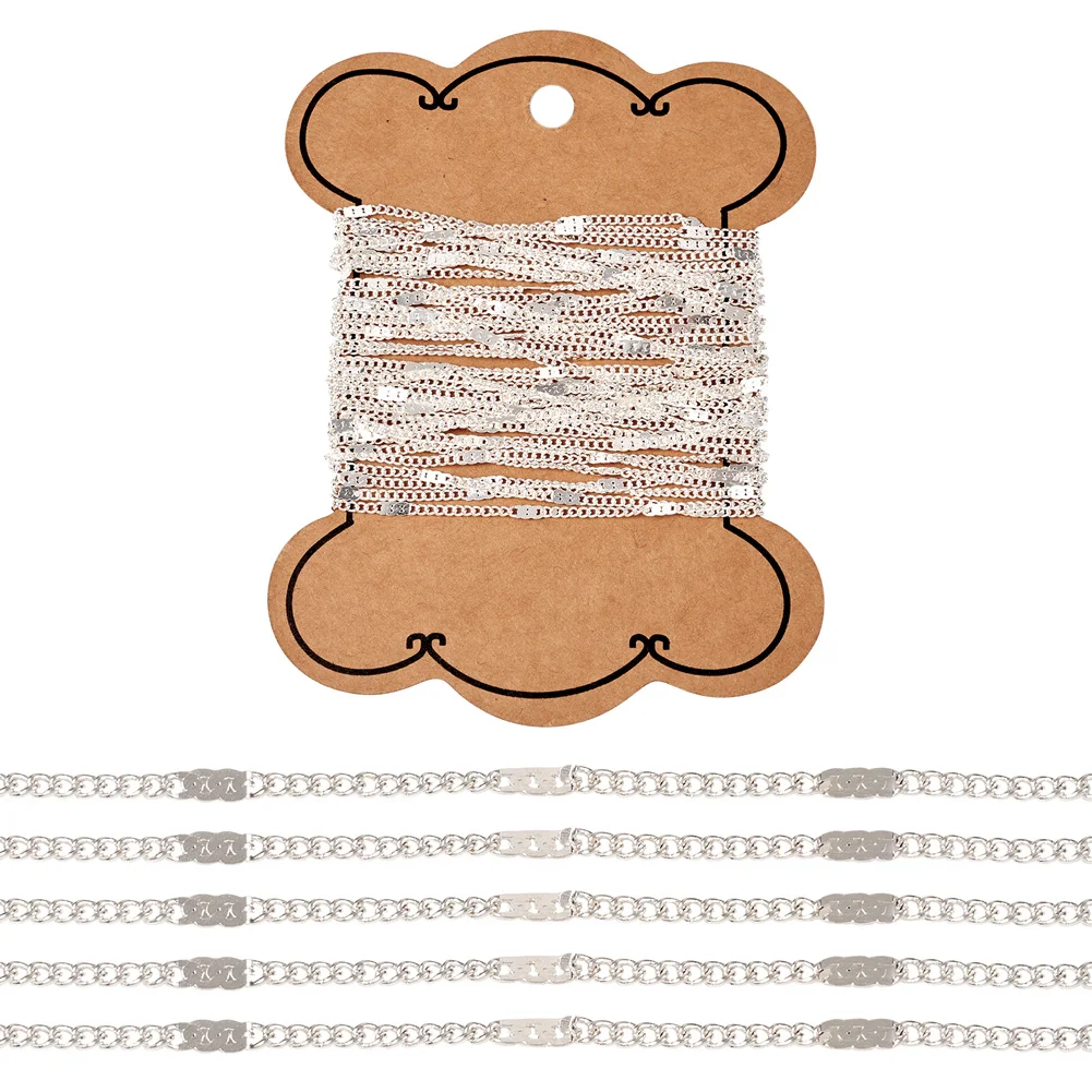 About 5m Brass Covered Iron Link Chains for Women Men Necklace Bracelet Anklet Earrings Jewelry Making Supplies 2x1.5x0.3mm
About 5m Brass Covered Iron Link Chains for Women Men Necklace Bracelet Anklet Earrings Jewelry Making Supplies 2x1.5x0.3mm