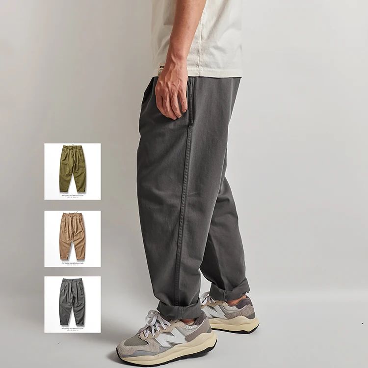 Four Seasons New Japanese Retro Woven Wide Leg Pants Men's Fashion 100% Cotton Washed Casual Loose Straight Cityboy Trousers
Four Seasons New Japanese Retro Woven Wide Leg Pants Men's Fashion 100% Cotton Washed Casual Loose Straight Cityboy Trousers