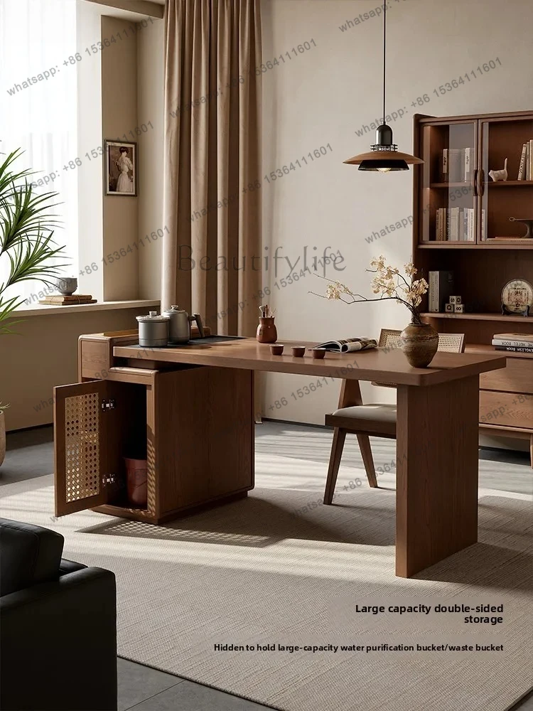 tea table New Chinese Zen balcony Kung Fu Large board office desk Integrated dual-purpose
tea table New Chinese Zen balcony Kung Fu Large board office desk Integrated dual-purpose