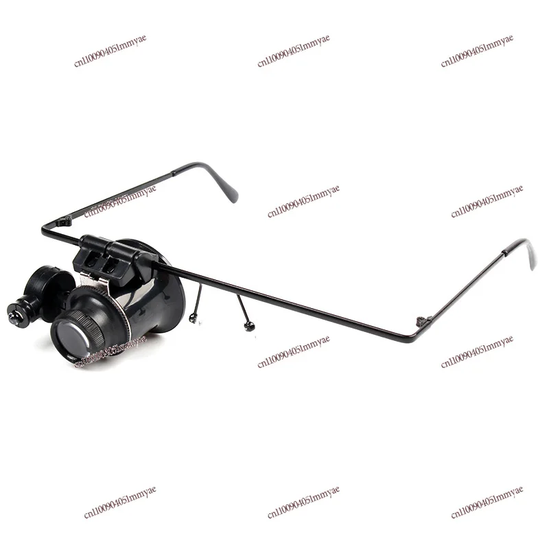Head-mounted magnifying glass with lamp high definition 20 times single type 
Head-mounted magnifying glass with lamp high definition 20 times single type