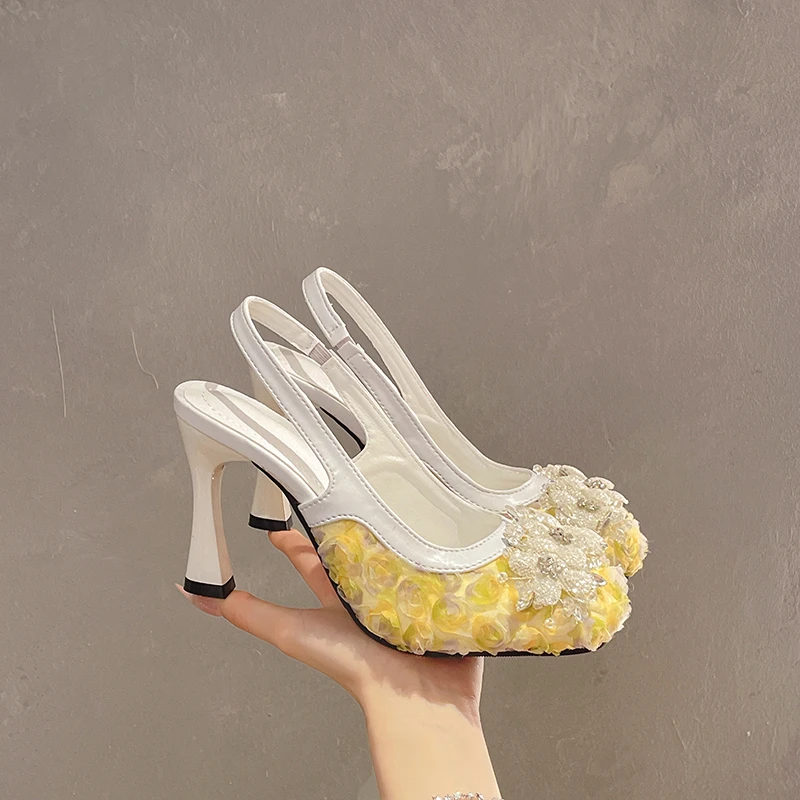 Lace Flower Stiletto Sandals Fashion Round Toe Shallow Mouth Slip Strap Non-Slip Pumps
Lace Flower Stiletto Sandals Fashion Round Toe Shallow Mouth Slip Strap Non-Slip Pumps