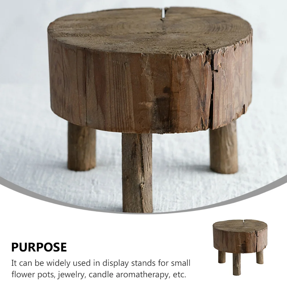 Retro Wooden Mini Stool Flower Pot Display Stand Photography Props Chair Small Furniture Ornament Unique Design For Diy
Retro Wooden Mini Stool Flower Pot Display Stand Photography Props Chair Small Furniture Ornament Unique Design For Diy