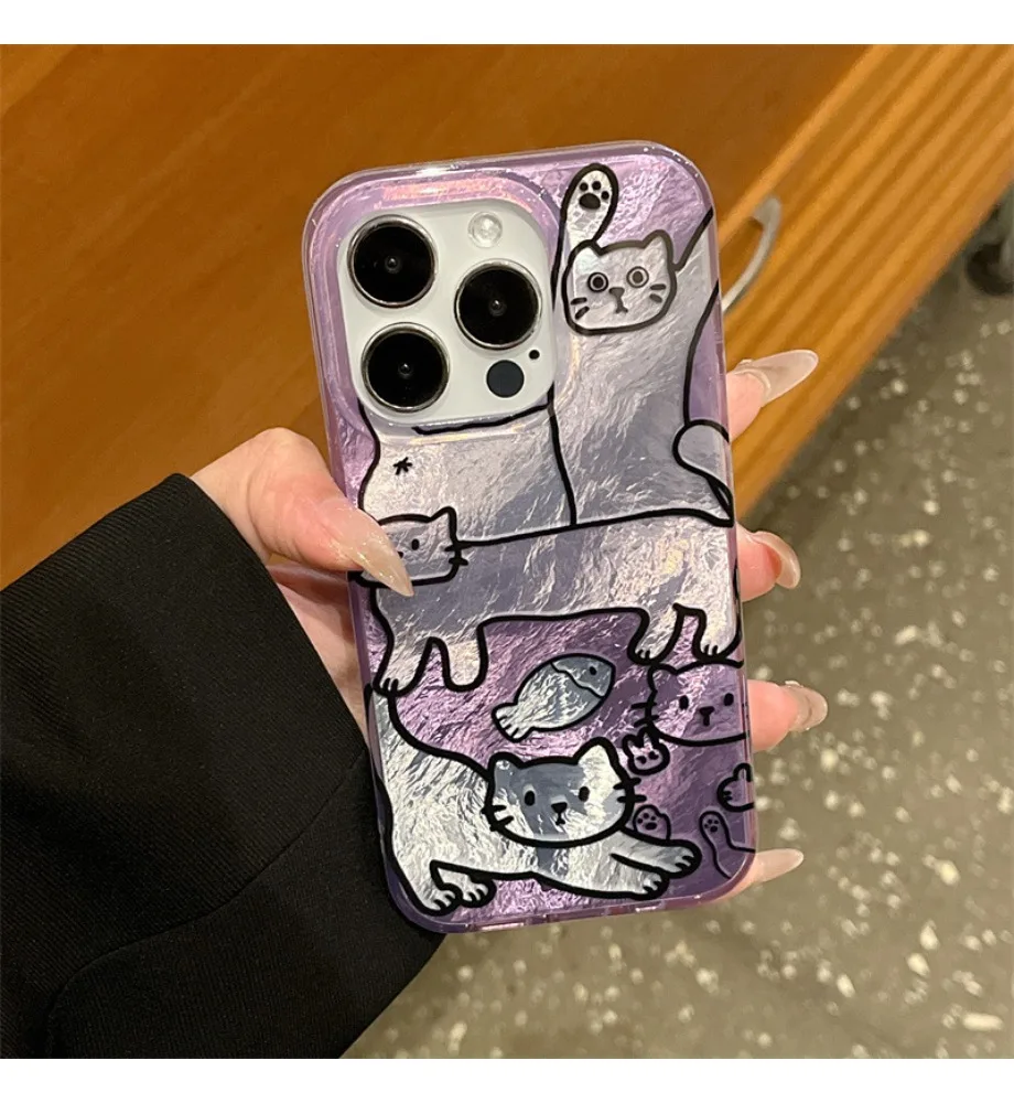 Spring and summer sausage cat is suitable for for iPhone 17promax mobile phone case ihone16 new 15pro glacier pattern large hole
Spring and summer sausage cat is suitable for for iPhone 17promax mobile phone case ihone16 new 15pro glacier pattern large hole