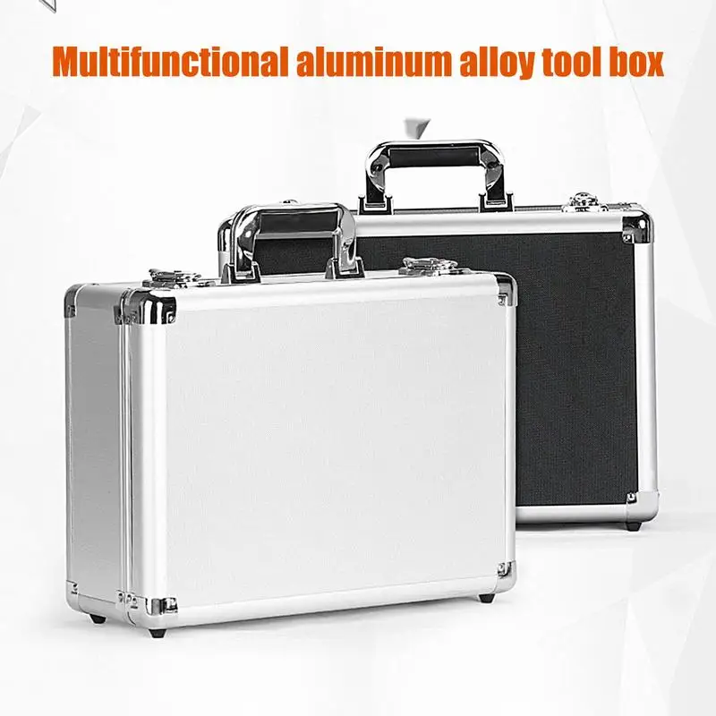 Portable Aluminum Box Storage Box Portable Aluminum Alloy Tool Box Aluminum Box Tool Box Built-in Sponge With Small Capacity
Portable Aluminum Box Storage Box Portable Aluminum Alloy Tool Box Aluminum Box Tool Box Built-in Sponge With Small Capacity