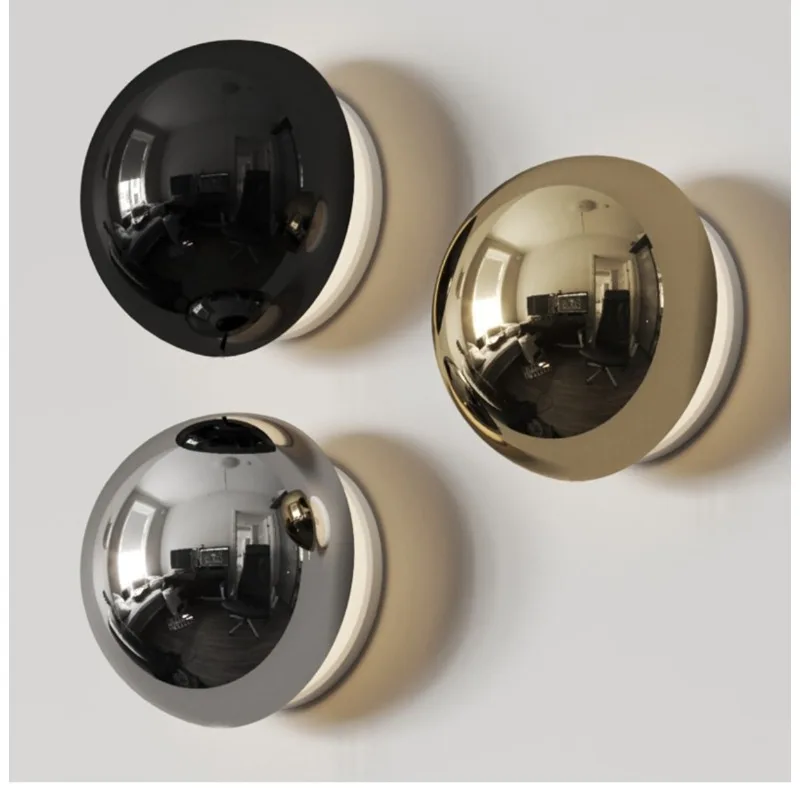 Bauhaus Led Wall Lamp Creative Minimalist Meteorite Round Wall Sconce Light Corridor Staircase Bedside Decor Home Metal Lighting
Bauhaus Led Wall Lamp Creative Minimalist Meteorite Round Wall Sconce Light Corridor Staircase Bedside Decor Home Metal Lighting