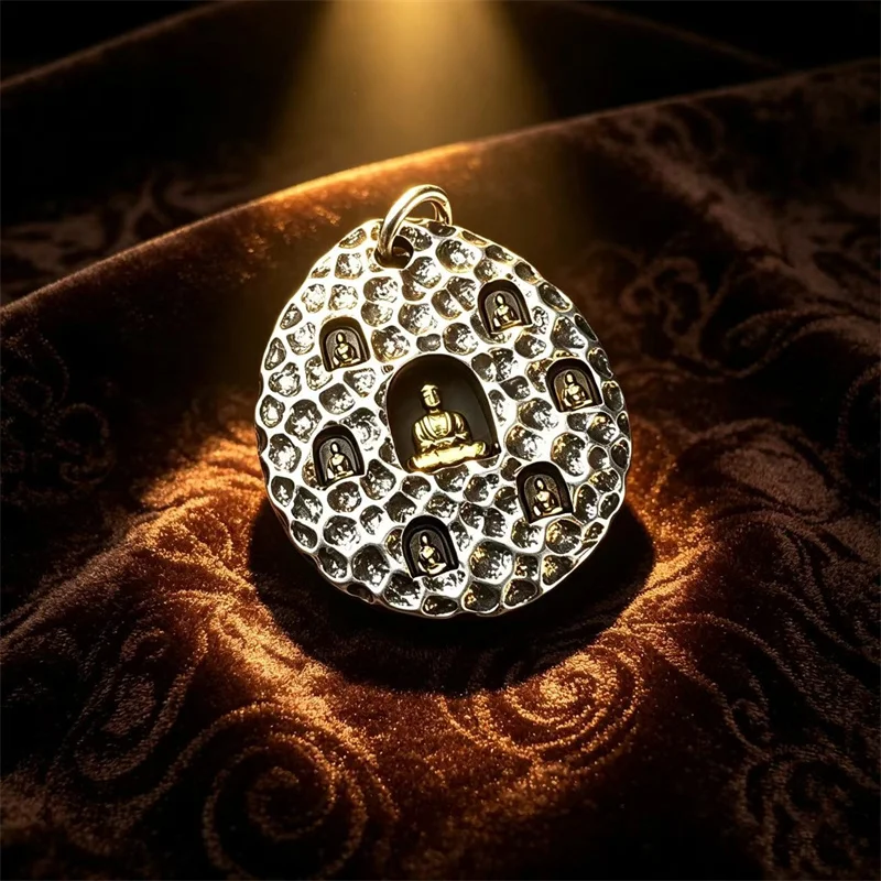 Blessing Buddha Pendant For Men Jewelry Ethnic Style Relief Grotto Buddha Necklace Women Amulet Choker Accessories
Blessing Buddha Pendant For Men Jewelry Ethnic Style Relief Grotto Buddha Necklace Women Amulet Choker Accessories