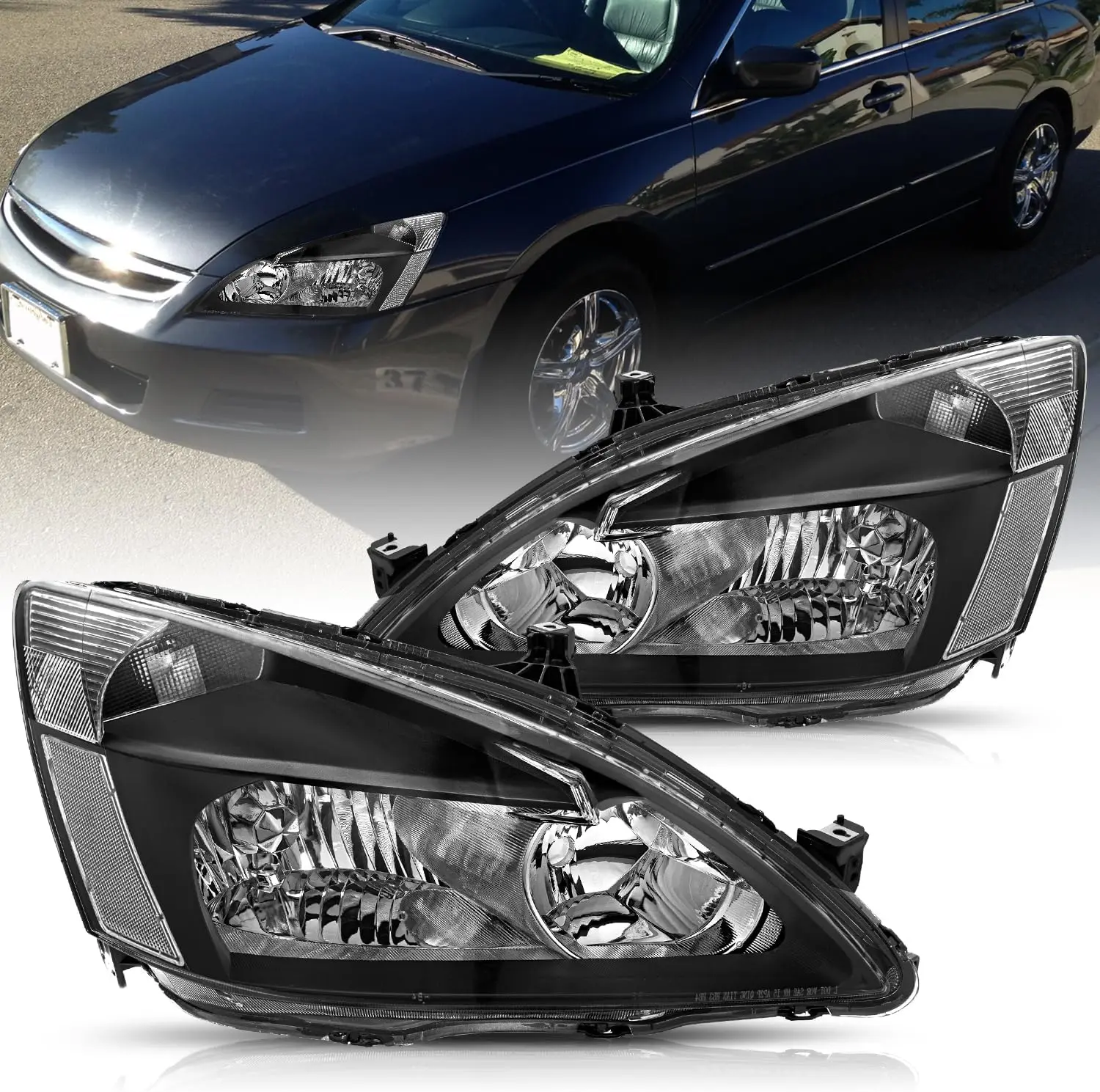 Замена комплекта фар в сборе для Honda Accord со стороны водителя и пассажира 2003-2007 годов (черный корпус)
Замена комплекта фар в сборе для Honda Accord со стороны водителя и пассажира 2003-2007 годов (черный корпус)
