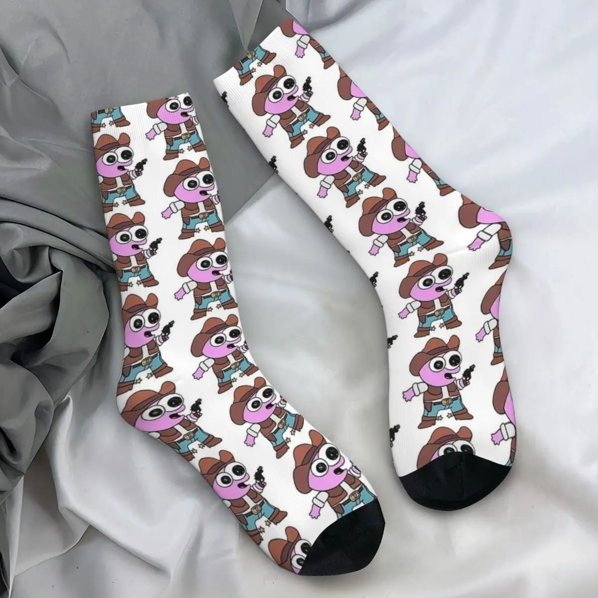 Носки с рисунком улыбающихся друзей в ковбойском стиле, анимированные телевизионные чулки для отдыха, осенние нескользящие мужские носки, велосипедные носки с графикой 
Носки с рисунком улыбающихся друзей в ковбойском стиле, анимированные телевизионные чулки для отдыха, осенние нескользящие мужские носки, велосипедные носки с графикой