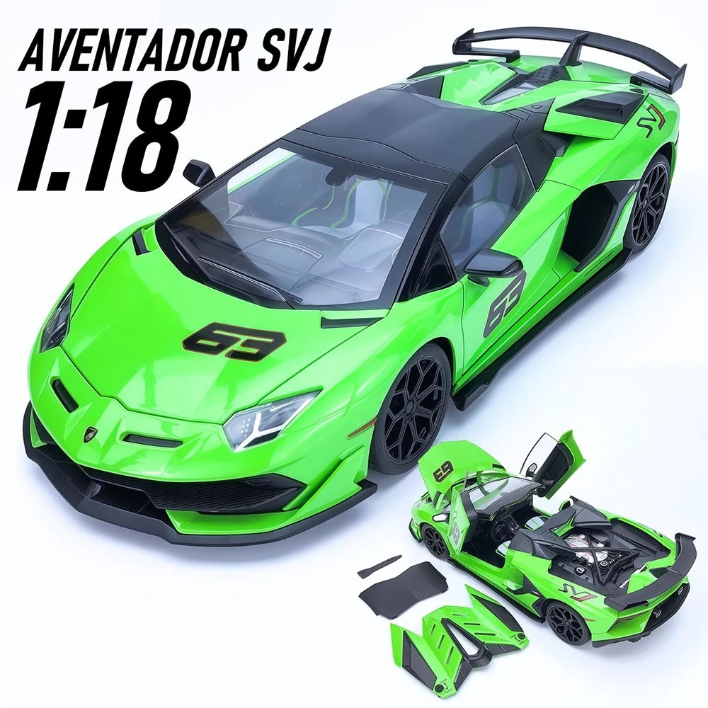 1:18 Lambor Aventador SVJ63 Honda Accord Car Model Toy Metal Die-cast Doors Opened Shock Absorption Models Hobby Ornaments Gifts
1:18 Lambor Aventador SVJ63 Honda Accord Car Model Toy Metal Die-cast Doors Opened Shock Absorption Models Hobby Ornaments Gifts