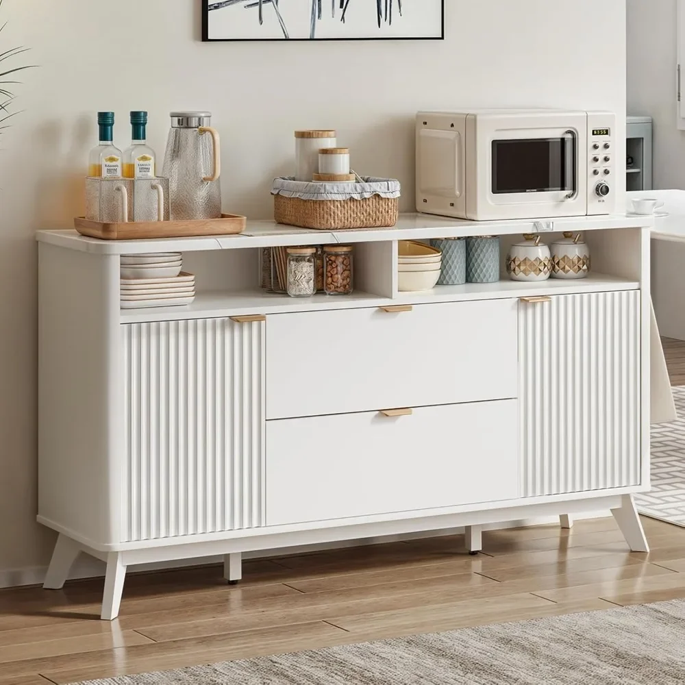 Large Kitchen Storage Cabinets with Shelves and Doors, Buffet Table Coffee Bar Cabinet for Kitchen Dining Room, Living Room
Large Kitchen Storage Cabinets with Shelves and Doors, Buffet Table Coffee Bar Cabinet for Kitchen Dining Room, Living Room