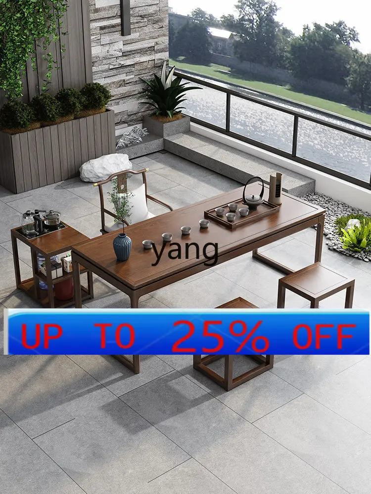 LMM new Chinese balcony tea table and chair combination solid wood tea table modern simple small apartment
LMM new Chinese balcony tea table and chair combination solid wood tea table modern simple small apartment