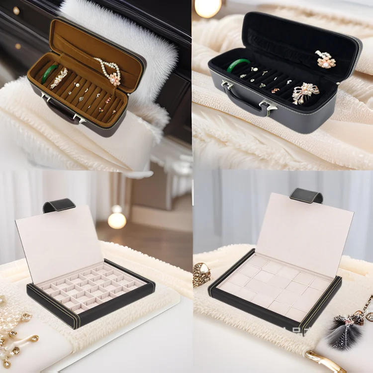 PYH wholesale jewelry packaging leather large capacity jewelry storage box travel storage necklace box
PYH wholesale jewelry packaging leather large capacity jewelry storage box travel storage necklace box