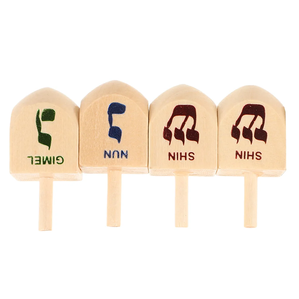 4pcs Wooden Spinning Top Toy Hanukkah Dreidel Educational Gift Party Supplies Festive Decorations Sevivon Chanukah Wooden
4pcs Wooden Spinning Top Toy Hanukkah Dreidel Educational Gift Party Supplies Festive Decorations Sevivon Chanukah Wooden