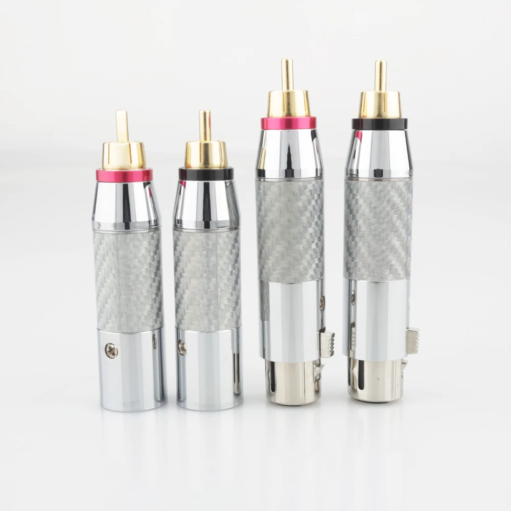 Rhodium plated XLR to RCA adapter RCA male to XLR male female adapter XLR to RCA Female Male Plug Adapter
Rhodium plated XLR to RCA adapter RCA male to XLR male female adapter XLR to RCA Female Male Plug Adapter