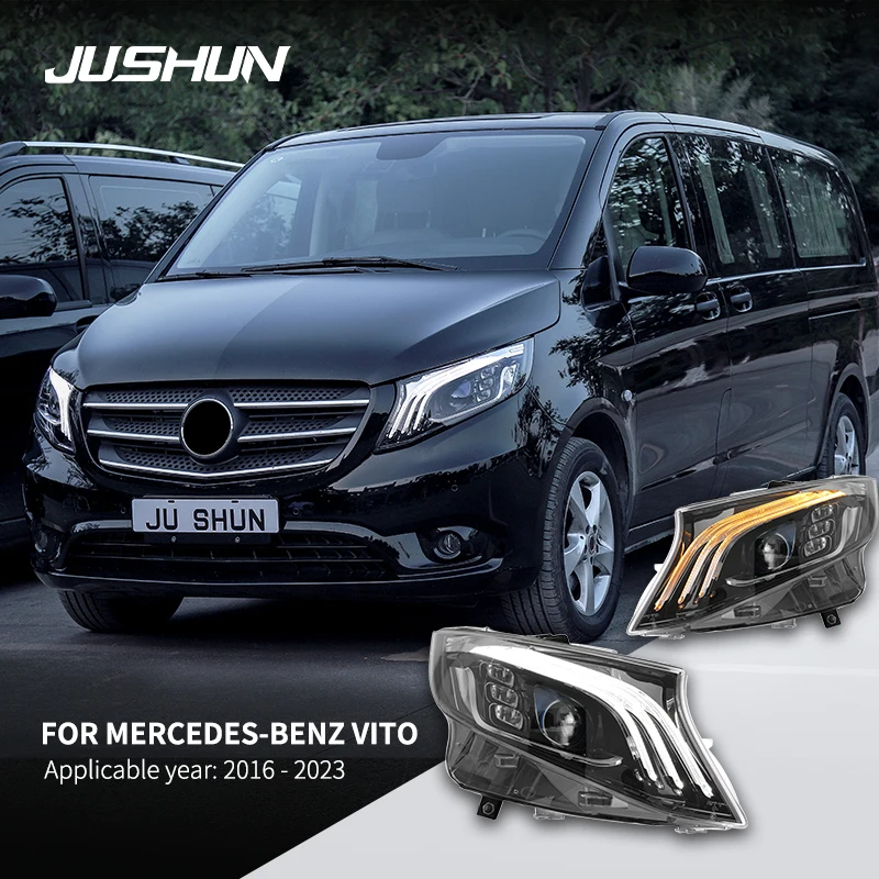 LED Headlights For Mercedes Benz Vito Metris 2016-2023 Start-up Animation Sequential Turn Signal LED Headlight Assembly
LED Headlights For Mercedes Benz Vito Metris 2016-2023 Start-up Animation Sequential Turn Signal LED Headlight Assembly