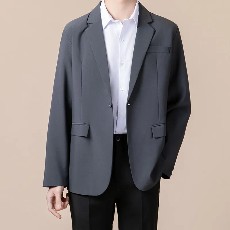 Busin Casual Men's Woolen Suit Jaet Loose Fit Autumn Spring High End Korean Sle Large Size Cool Small Western Clothes
Busin Casual Men's Woolen Suit Jaet Loose Fit Autumn Spring High End Korean Sle Large Size Cool Small Western Clothes