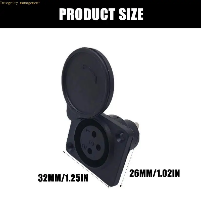 242D Mobility Scooter Panel Mount Port Easy Installation 3 Pin Socket Connector Female Plug Socket Replacement Part
242D Mobility Scooter Panel Mount Port Easy Installation 3 Pin Socket Connector Female Plug Socket Replacement Part
