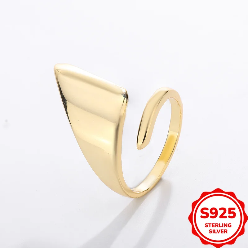 Genuine and Versatile Genuine S925 Silver Open Personality Glossy Ladies Trendy Personality Ring
Genuine and Versatile Genuine S925 Silver Open Personality Glossy Ladies Trendy Personality Ring