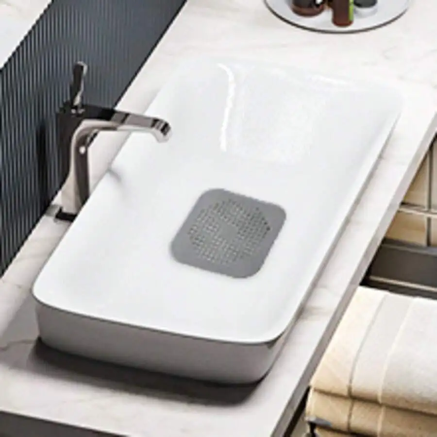 Square Silicone Drain Cover, Practical Shower Hair Catcher, Multi-Functional Drain Stopper For Bathtub, Kitchen And Bathroom, An
Square Silicone Drain Cover, Practical Shower Hair Catcher, Multi-Functional Drain Stopper For Bathtub, Kitchen And Bathroom, An