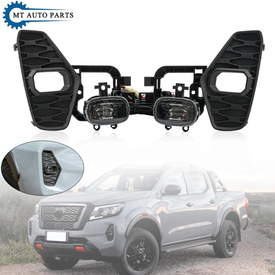 MTAP Front Bumper Fog Light Anti-Fog Lamp Modification Set For Nissan Navara Foglight Full Kit LED
MTAP Front Bumper Fog Light Anti-Fog Lamp Modification Set For Nissan Navara Foglight Full Kit LED