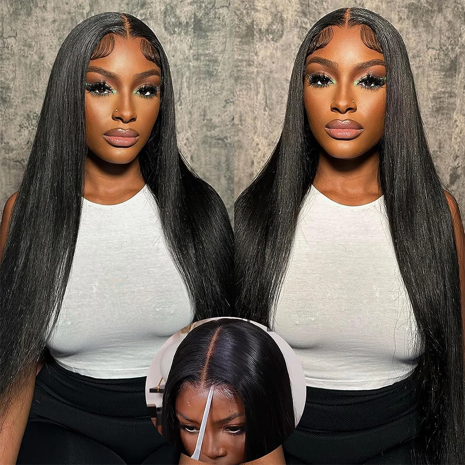 Glueless Bone Straight 9x6 7x5 4x6 5x5 Pre Cut Lace Closure Human Hair Wigs for Black Women Transparent Lace Wig Ready to Wear
Glueless Bone Straight 9x6 7x5 4x6 5x5 Pre Cut Lace Closure Human Hair Wigs for Black Women Transparent Lace Wig Ready to Wear