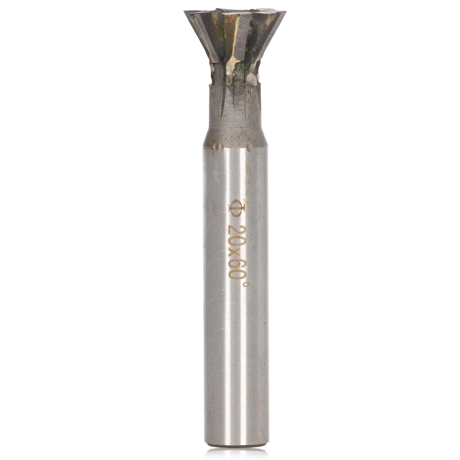 60 Degree Carbide Dovetail Cutter 20mm 6 Flutes Slotting Milling Cutter Straight Shank
60 Degree Carbide Dovetail Cutter 20mm 6 Flutes Slotting Milling Cutter Straight Shank