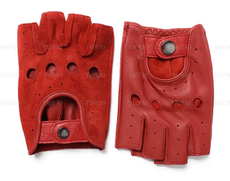 1 Pair of Half-finger Gloves High Quality Suede Cycling Rider Non-slip Sports Retro Men and Women Spring Thin White Red Gym
1 Pair of Half-finger Gloves High Quality Suede Cycling Rider Non-slip Sports Retro Men and Women Spring Thin White Red Gym