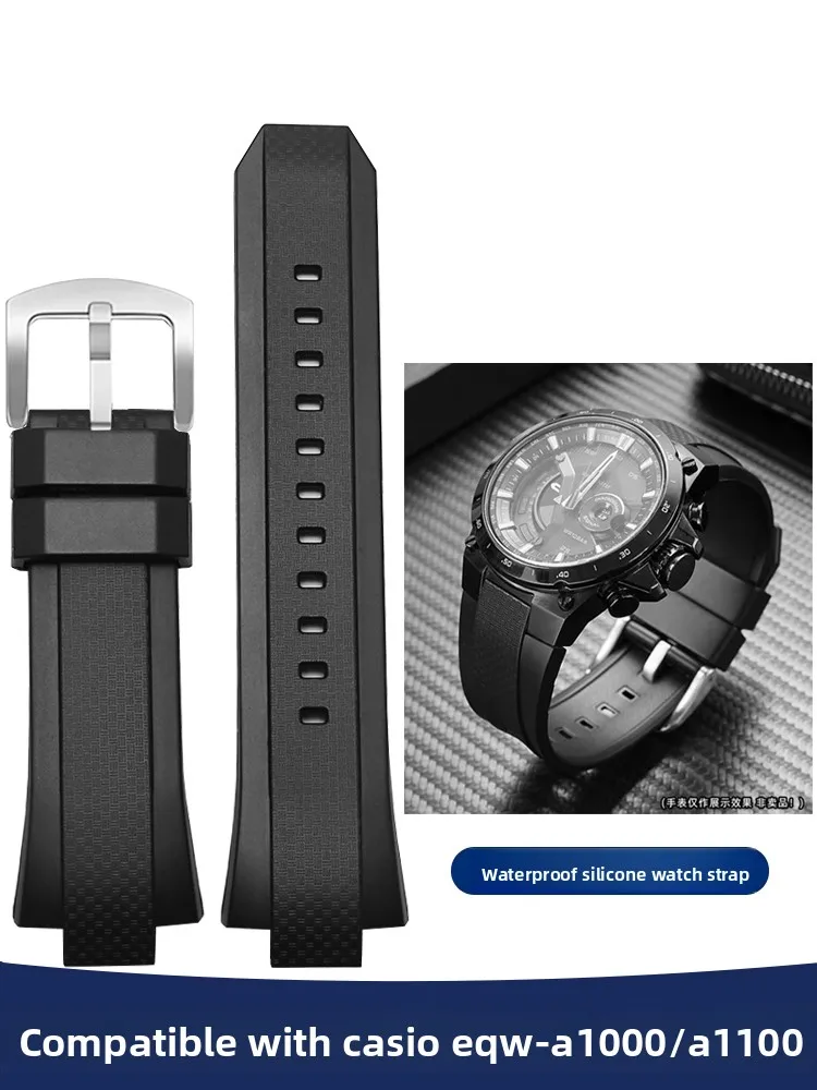 Suitable for Casio EDIFICE Series Watch Strap EQW-M1100 EQW-A1000/A1100 Silicone Strap
Suitable for Casio EDIFICE Series Watch Strap EQW-M1100 EQW-A1000/A1100 Silicone Strap