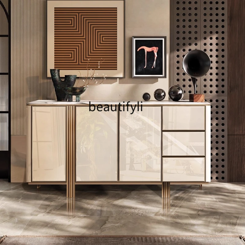 Minimalist Luxury Entryway Cabinet Sideboard Shoe Cabinet Integrated Entryway Lacquered Glossy Cabinet
Minimalist Luxury Entryway Cabinet Sideboard Shoe Cabinet Integrated Entryway Lacquered Glossy Cabinet