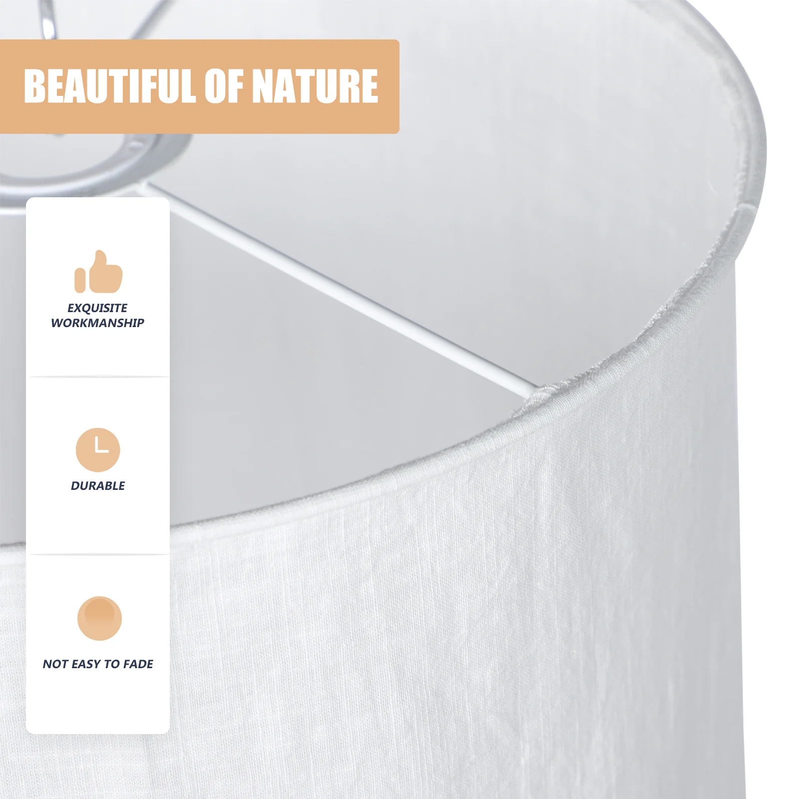 Elegant Hanging Lamp Shade Replacement Cloth Material Modern Pendant Light Cover Decorative Soft Lighting for Home Shop Office
Elegant Hanging Lamp Shade Replacement Cloth Material Modern Pendant Light Cover Decorative Soft Lighting for Home Shop Office