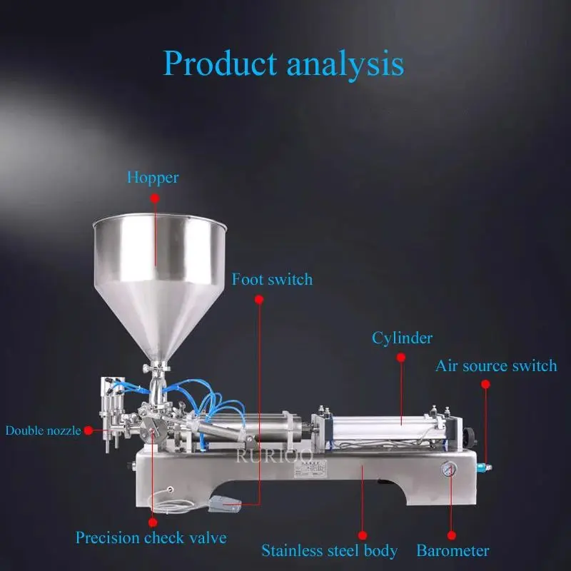 Double Head Piston Filling Machine Cosmetics Soft Drink Filling Machine Liquids Paste Dual Purpose Filler Machine
Double Head Piston Filling Machine Cosmetics Soft Drink Filling Machine Liquids Paste Dual Purpose Filler Machine