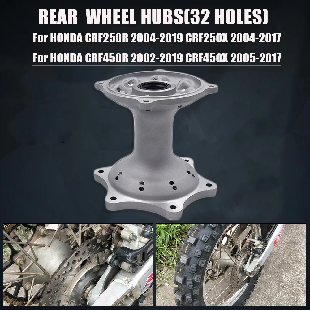 Задняя ступица для мотоцикла HONDA 2002-2019, 32 отверстия, спицы колеса, струйка CRF250R CRF250X CRF450R CRF450X KAYO GUIZUN BEIHAI
Задняя ступица для мотоцикла HONDA 2002-2019, 32 отверстия, спицы колеса, струйка CRF250R CRF250X CRF450R CRF450X KAYO GUIZUN BEIHAI