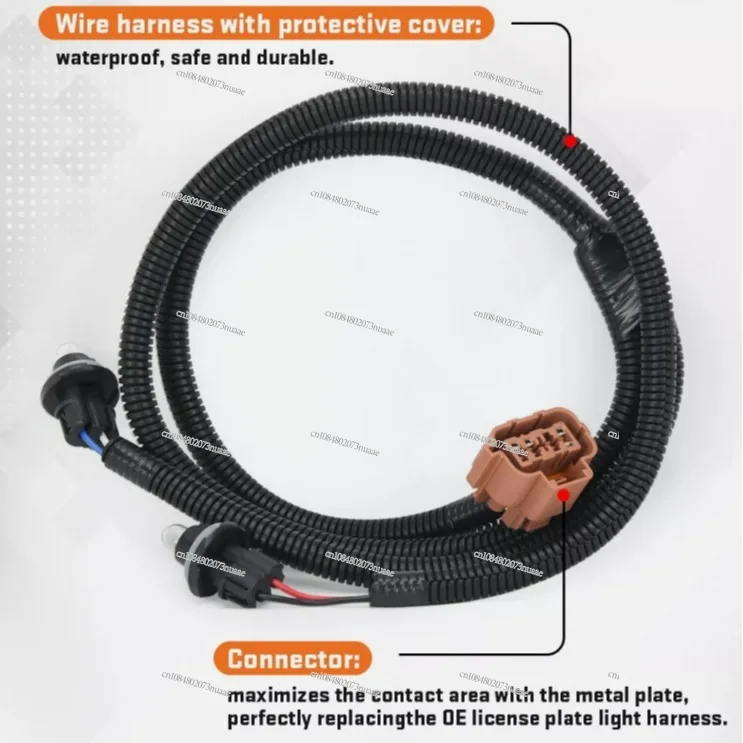 License Plate Light Harness Applicable To SILVERADO 2003 GMC From 1999 To 2007
License Plate Light Harness Applicable To SILVERADO 2003 GMC From 1999 To 2007