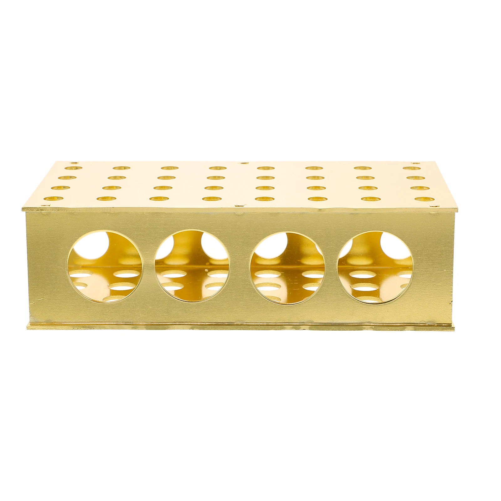 GoldenTestTubeRack Aluminum MultiHole StandardLabRack ScientificResearch LaboratoryUse TubeHolderStand
GoldenTestTubeRack Aluminum MultiHole StandardLabRack ScientificResearch LaboratoryUse TubeHolderStand