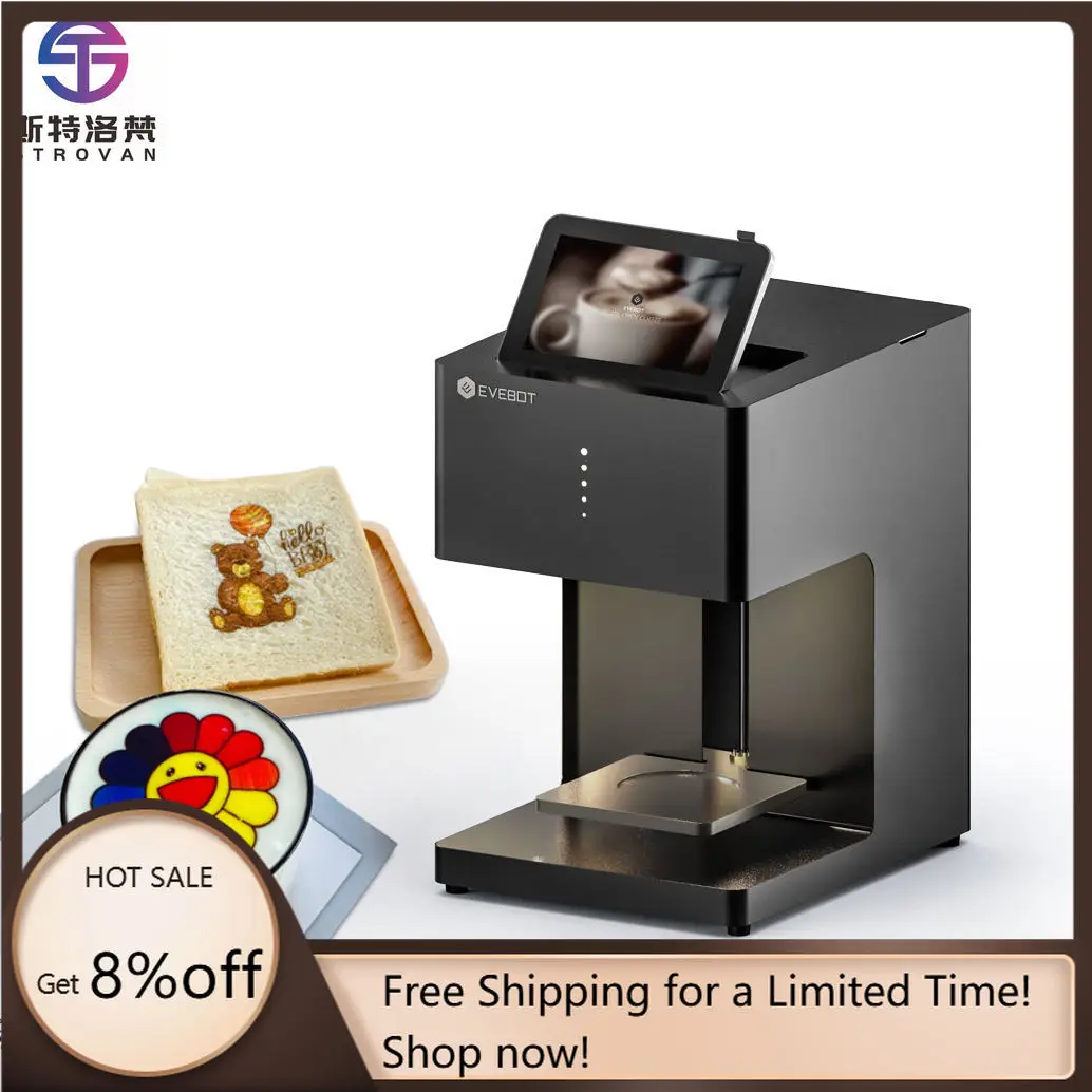 STLF JW For Selfie Art Coffee 3D Latte Cake Food Flatbed Printer Flex/ Multicolor Edible Ink Automatic New Home/Commercial Us
STLF JW For Selfie Art Coffee 3D Latte Cake Food Flatbed Printer Flex/ Multicolor Edible Ink Automatic New Home/Commercial Us