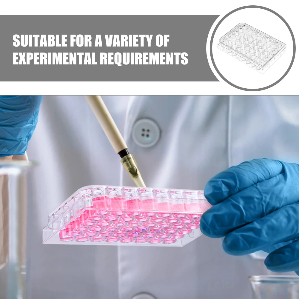 2 Pcs 48-well Culture Plate Science Plates Reaction for Laboratory Polystyrene Tissue
2 Pcs 48-well Culture Plate Science Plates Reaction for Laboratory Polystyrene Tissue
