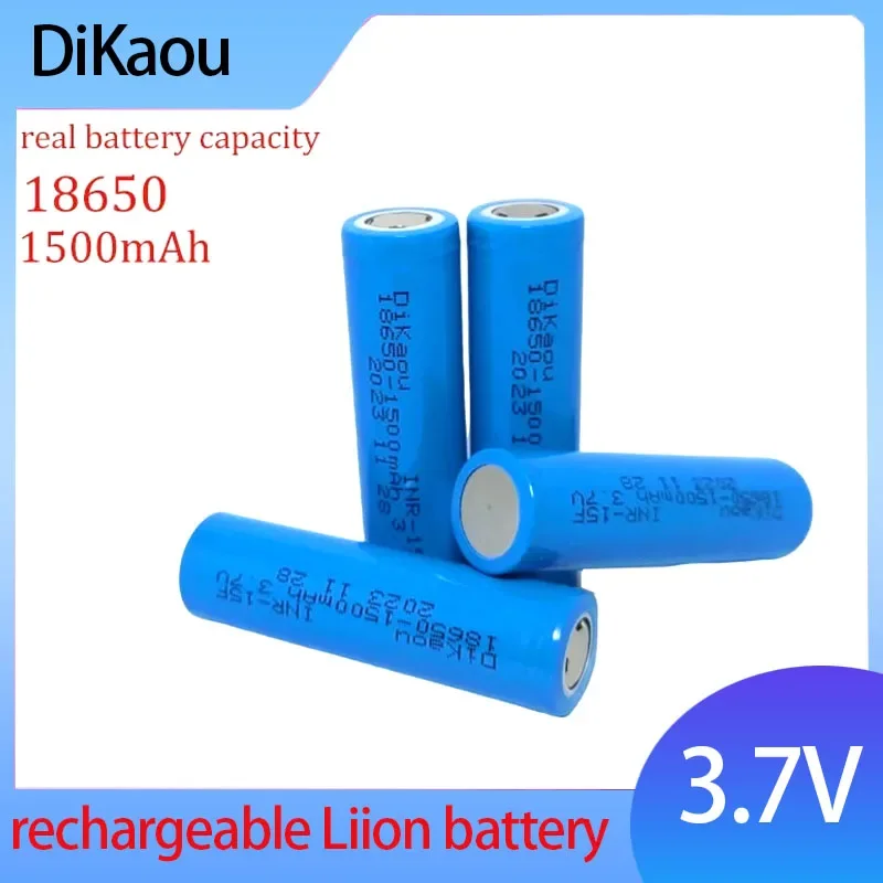 1-8pcs 3.7V 1500mah18650 Lithium Rechargeable Batter Real Batter Capacity for Flashlight Headlight Walkie Talkie Electronic Toys
1-8pcs 3.7V 1500mah18650 Lithium Rechargeable Batter Real Batter Capacity for Flashlight Headlight Walkie Talkie Electronic Toys