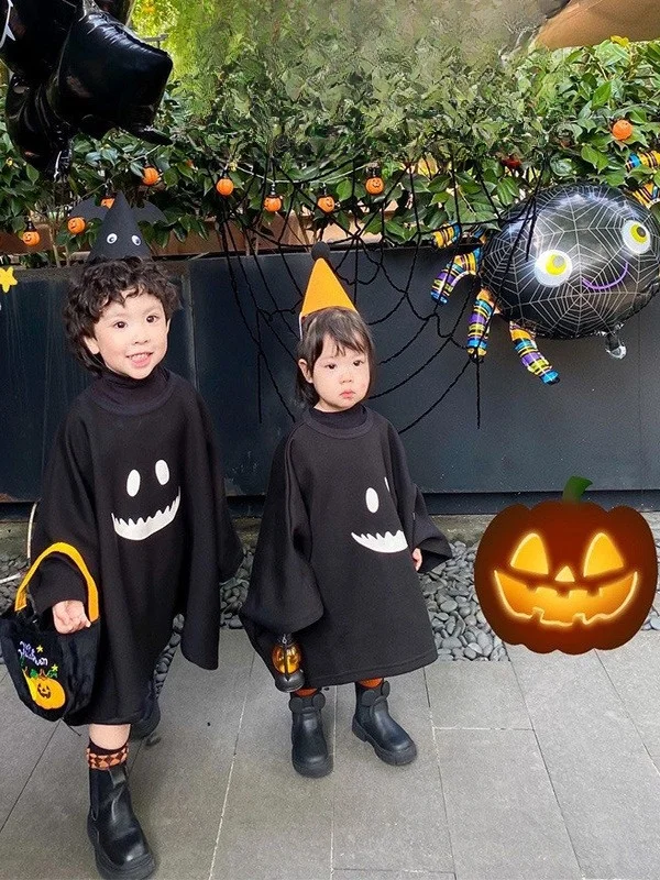 Halloween Children's Costume Set Ghost Dress-Up Clothes for Boys And Girls Kindergarten Robe Cape Suit Home Polyester Fiber
Halloween Children's Costume Set Ghost Dress-Up Clothes for Boys And Girls Kindergarten Robe Cape Suit Home Polyester Fiber