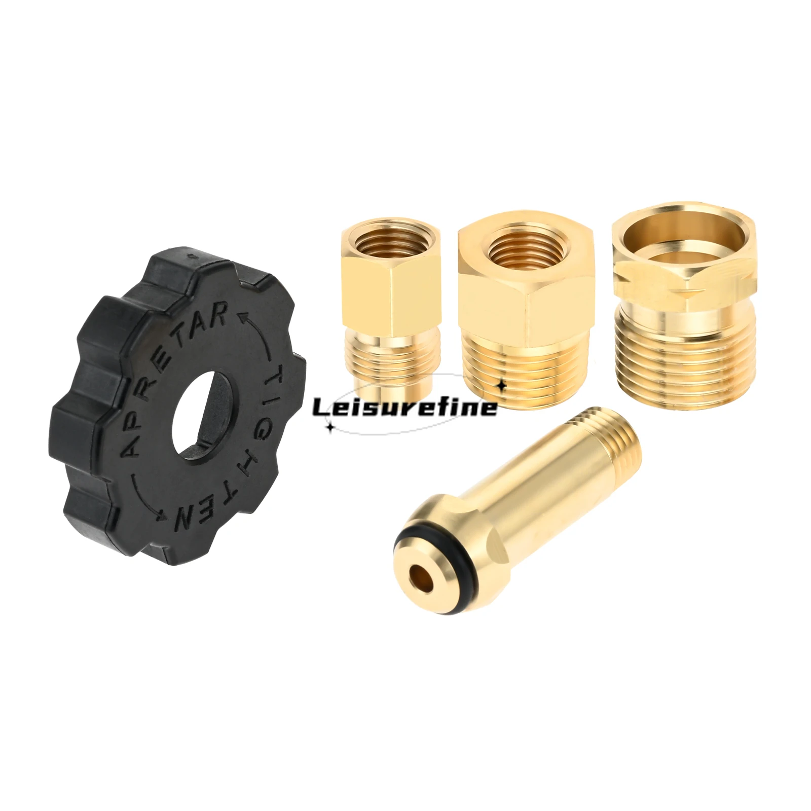 POL Soft Nozzle Gas Tank Brass Adapter with 3/8" Male Flare Fitting and 1/2" Male NPT Coupling BBQ Camping Stove Propane Heater
POL Soft Nozzle Gas Tank Brass Adapter with 3/8" Male Flare Fitting and 1/2" Male NPT Coupling BBQ Camping Stove Propane Heater