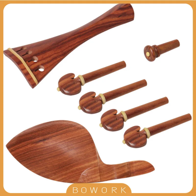 SET Violin Chin Rest Tailpiece Endpin Screw SET For 4/4 Violin Kit Full Size Violin Accessories Rosewood Hill Style Violin Pegs
SET Violin Chin Rest Tailpiece Endpin Screw SET For 4/4 Violin Kit Full Size Violin Accessories Rosewood Hill Style Violin Pegs