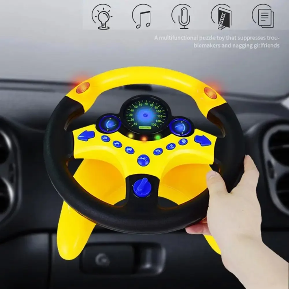 360 ° Rotation Simulation Steering Wheel Toys Montessori Early Education Steering Wheel Vocal Toys Multi Functional Interactive
360 ° Rotation Simulation Steering Wheel Toys Montessori Early Education Steering Wheel Vocal Toys Multi Functional Interactive