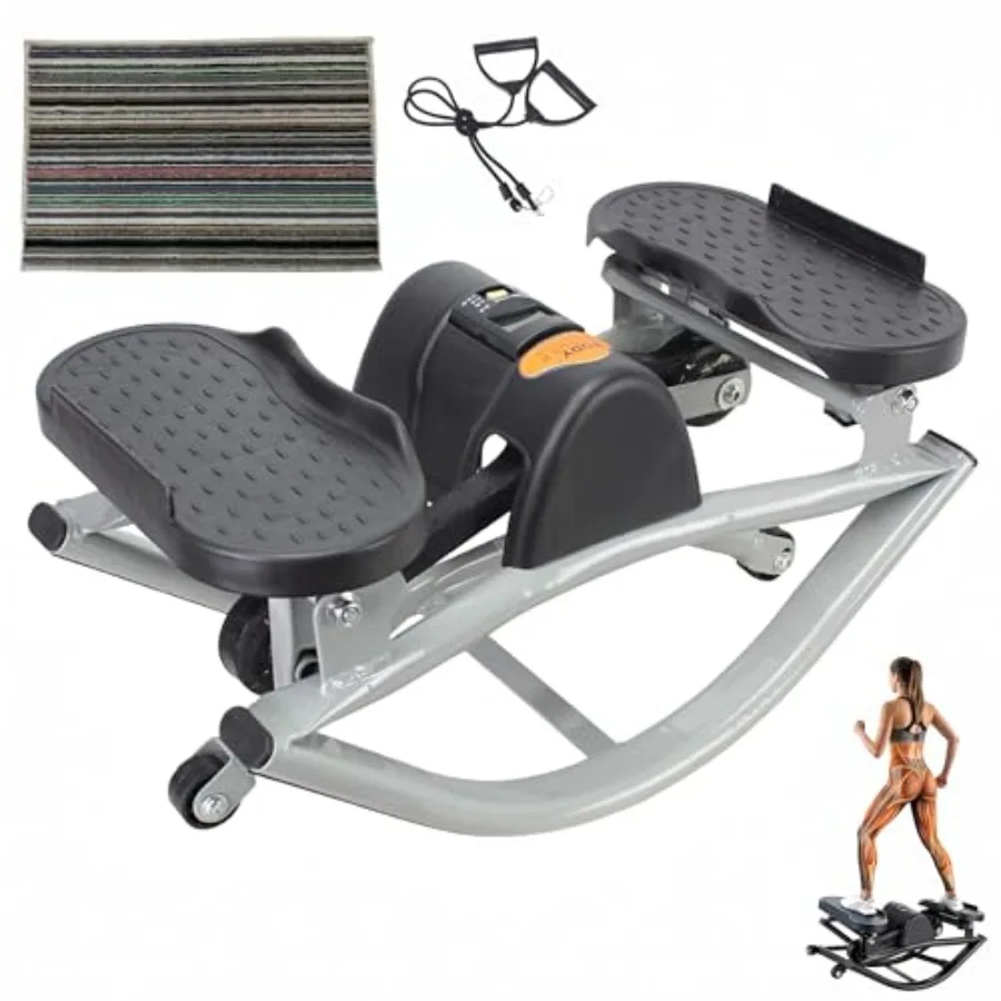 Low-Impact Lateral Rocking Fitness Stepper for Knees and Joints, Home Workout Machine, Rock Stepper Machine with Digital Displa
Low-Impact Lateral Rocking Fitness Stepper for Knees and Joints, Home Workout Machine, Rock Stepper Machine with Digital Displa