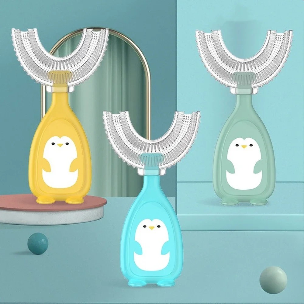 Children's Teeth Oral Care Cleaning Brush Baby Toothbrush 360 Degree U-shaped Soft Silicone Teethers Baby Toothbrush Newborn
Children's Teeth Oral Care Cleaning Brush Baby Toothbrush 360 Degree U-shaped Soft Silicone Teethers Baby Toothbrush Newborn