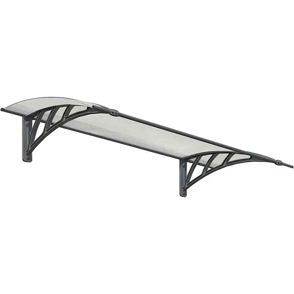 High-End Polyester Patio Awning with Clear Panels, UV Protection, Gray Metal Frame, Weather-Resistant Overhang
High-End Polyester Patio Awning with Clear Panels, UV Protection, Gray Metal Frame, Weather-Resistant Overhang